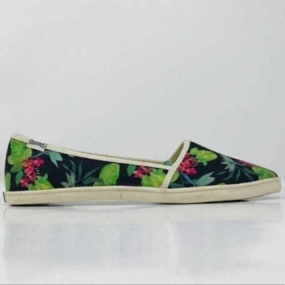 Soludos canvas flats tropical floral print slip on US 8 BoxG - Picture 2 of 6